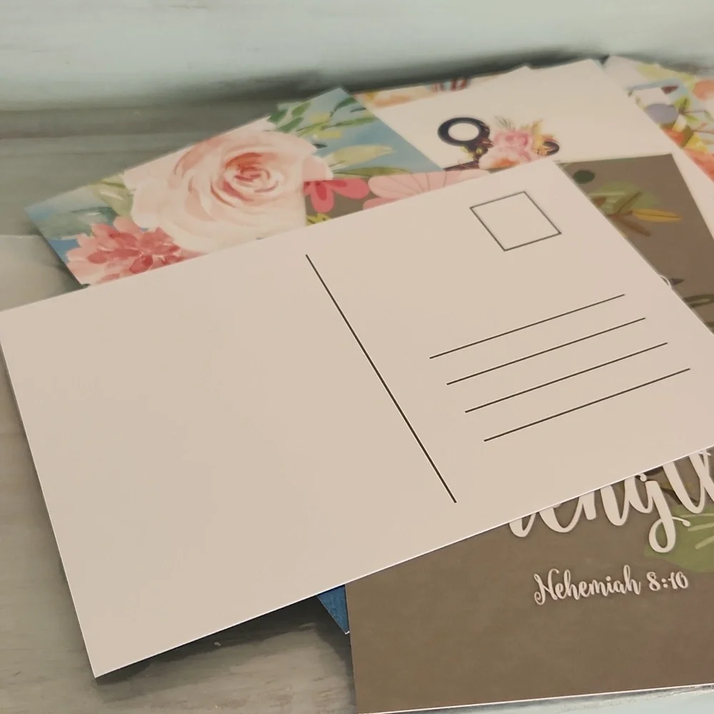 Lot of 34 postcards inspirational bible verse